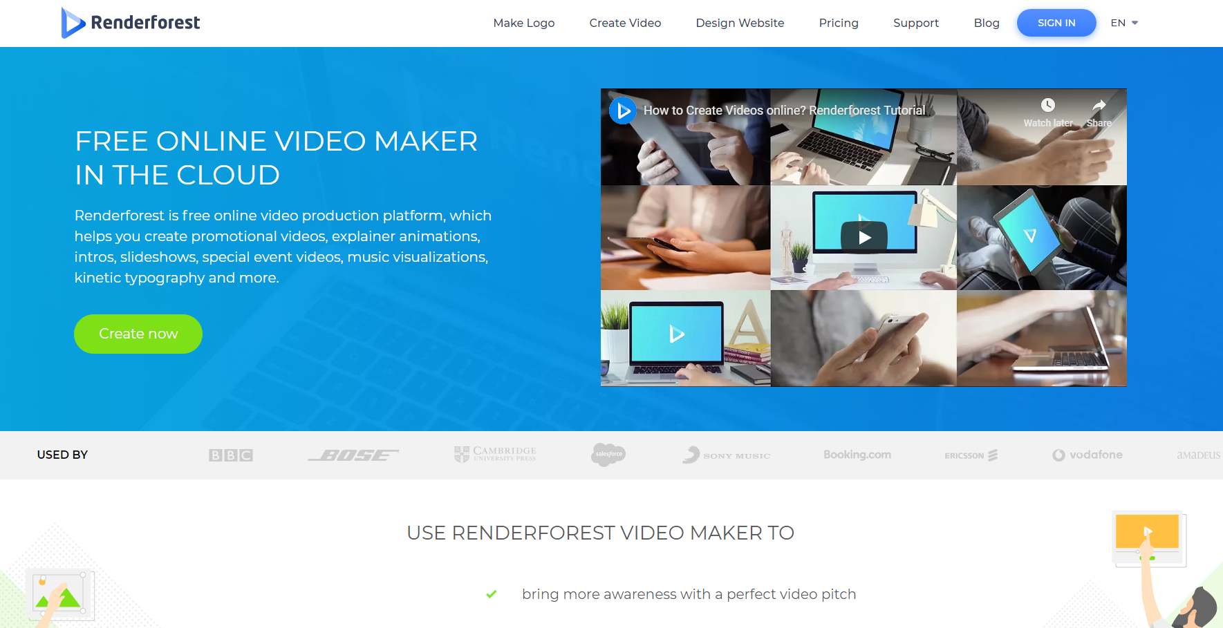 Renderforest, ONLINE VIDEO AND ANIMATION MAKER IN YOUR BROWSER