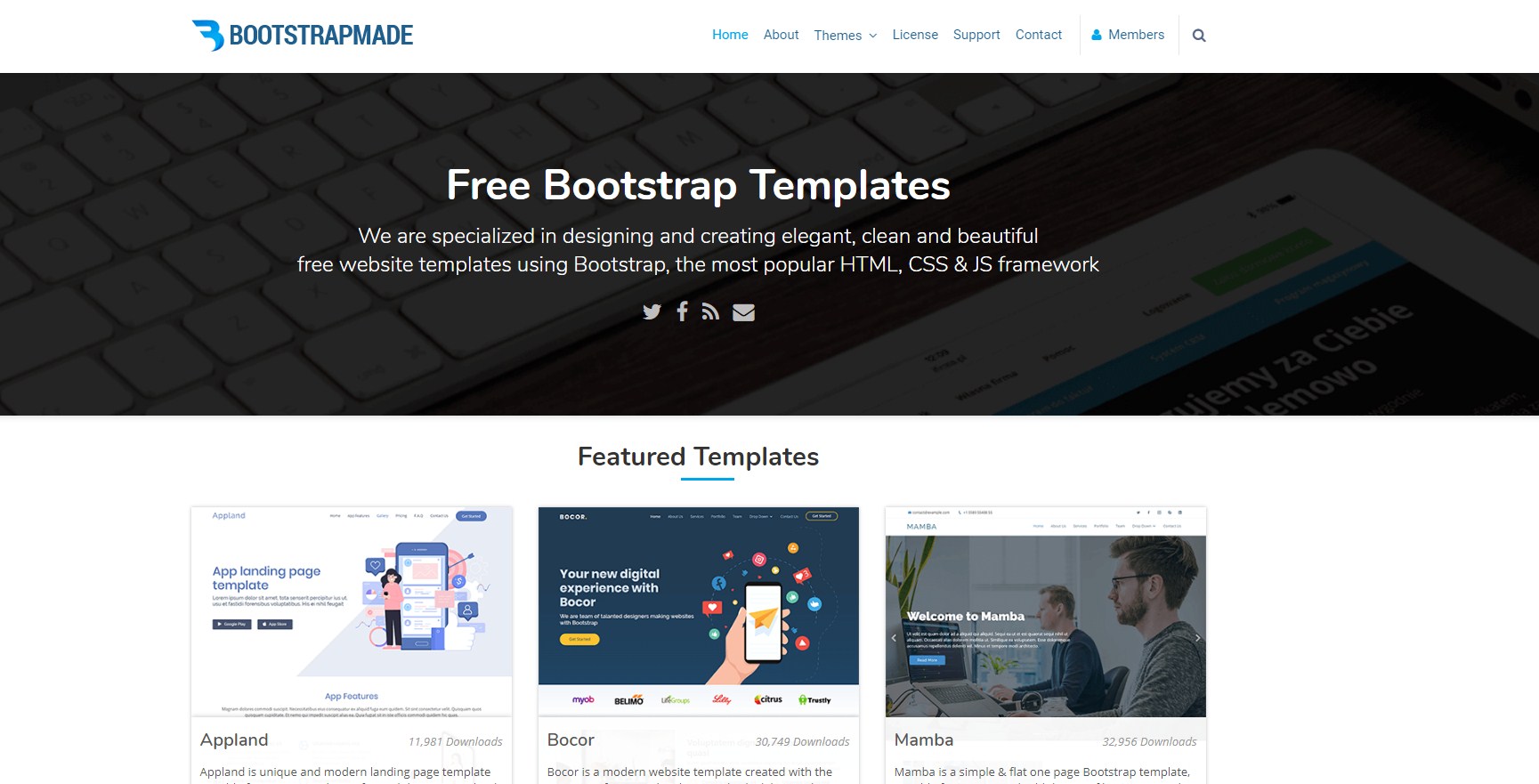  Bootstrapmade Free Bootstrap Templates